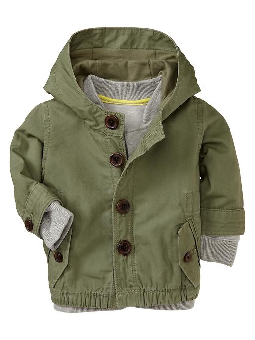 Image number 1 showing, 2-in-1 canvas parka