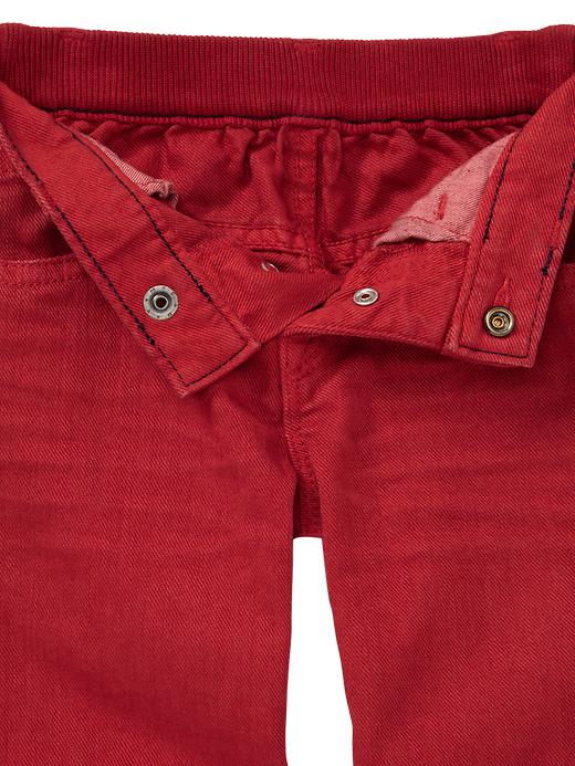 Image number 3 showing, Colored straight jeans