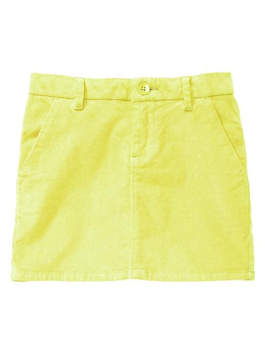 View large product image 1 of 1. Neon corduroy skirt