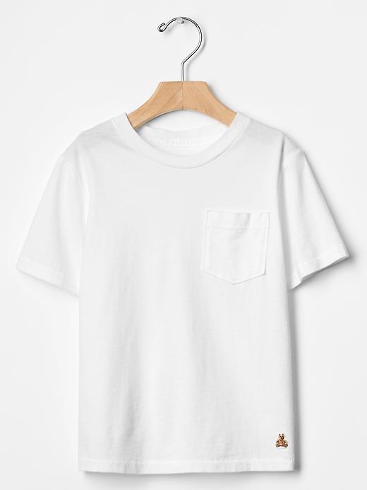 View large product image 1 of 1. Short-sleeve pocket T