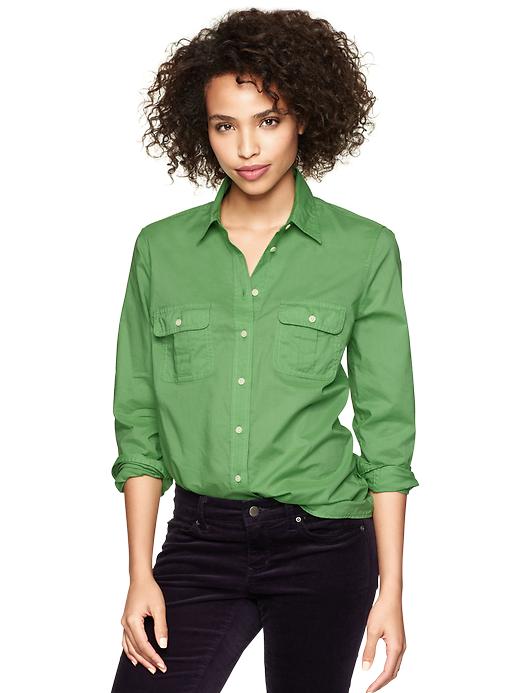 Gap Fitted Boyfriend Shirt