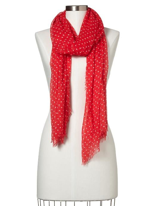 View large product image 1 of 1. Ditzy dot scarf