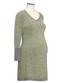 Striped sweater dress