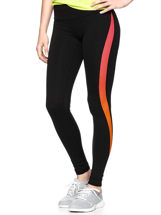 View large product image 1 of 1. GapFit gFast ombre leggings