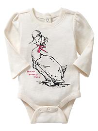 Peter Rabbit puff-sleeve bodysuit