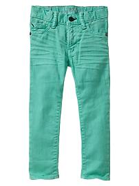 Skinny fit colored jeans