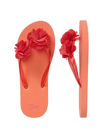 Double-flower flip flops