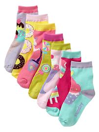 Days of the week graphic socks (7-pack)