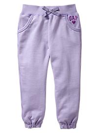 Sparkle arch logo terry pants