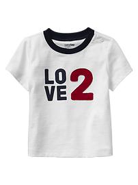 Love graphic snap  T