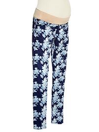 1969 demi panel floral always skinny jeans