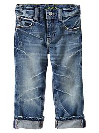 Straight selvage jeans (medium wash)