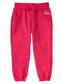 Logo terry pants