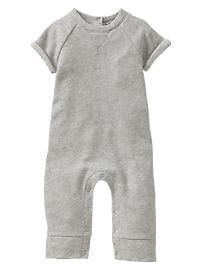 Marled terry one-piece