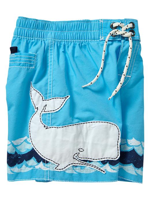 Image number 2 showing, Whale swim trunks