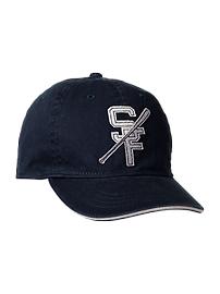 Logo patch baseball hat