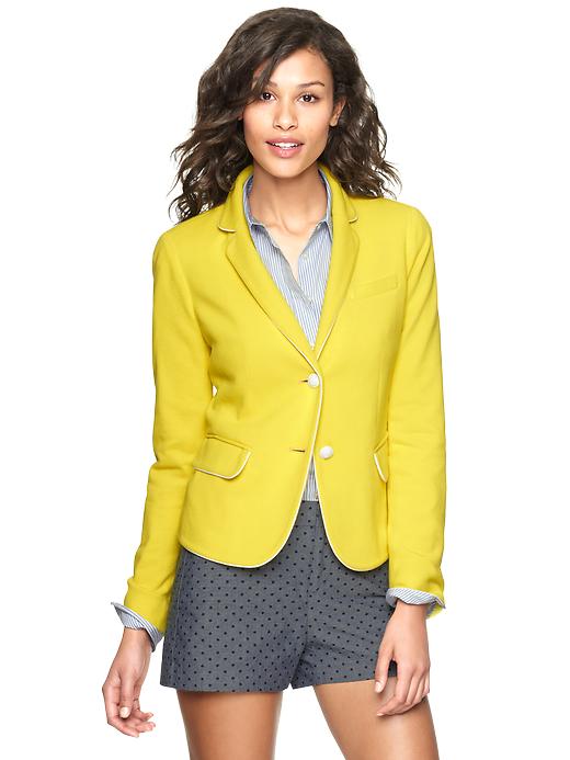 View large product image 1 of 1. Pique academy blazer