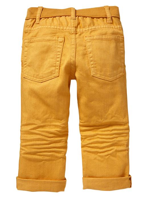 Image number 2 showing, Straight fit colored jeans