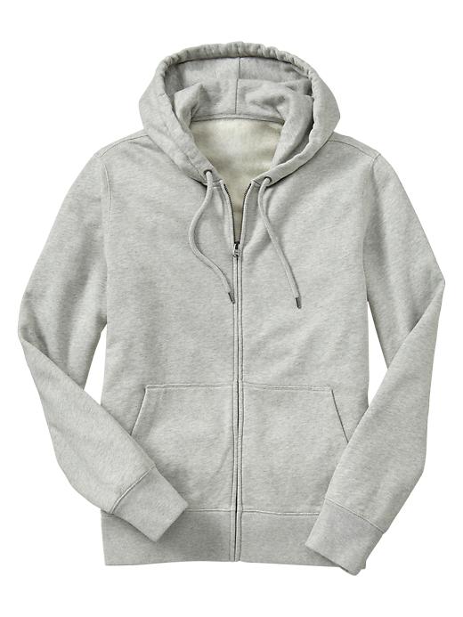 View large product image 1 of 1. Solid zip hoodie