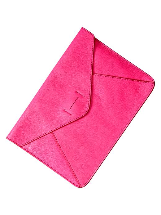 View large product image 1 of 1. Leather envelope clutch