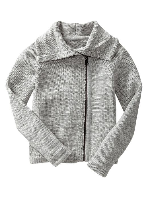 View large product image 1 of 1. Moto sweater jacket