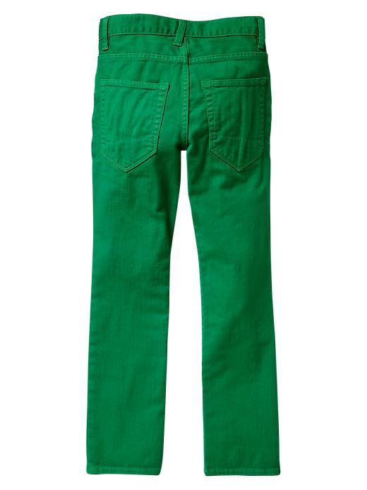 Image number 2 showing, 1969 green slouch skinny jeans