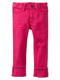 Skinny fit colored jeans