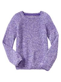 Blouson space dye sweater
