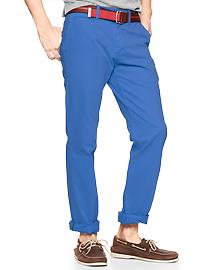 Lived-in slim khaki