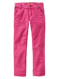 Pink straight jeans
