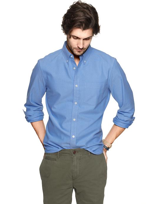 Image number 8 showing, Modern Oxford solid shirt