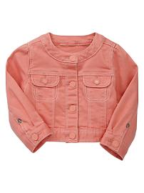 Colored denim jacket