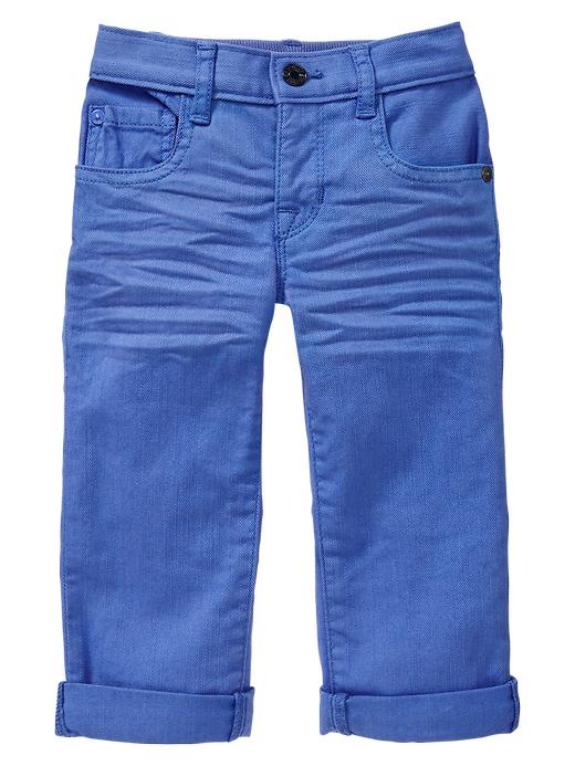 View large product image 1 of 1. Straight fit colored jeans