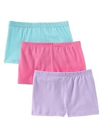 Multi-color knit shorts (3-pack)