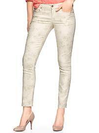 1969 printed always skinny skimmer jeans