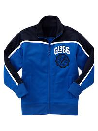 Embroidered track jacket