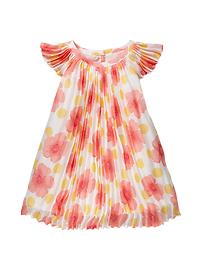 Floral pleat dress