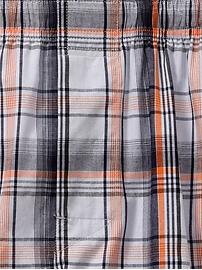 Various plaid boxers