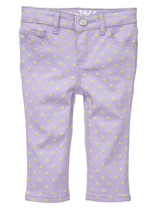 Image number 4 showing, Colored dot skimmer jeans