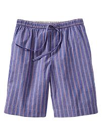 Striped PJ shorts