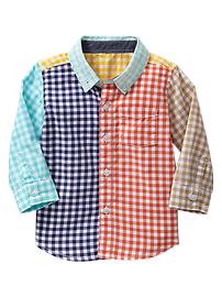 Multi-checked shirt