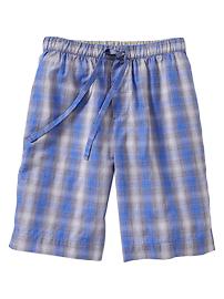 Plaid PJ shorts