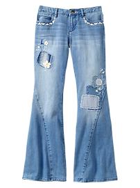 1969 daisy skinny flare jeans