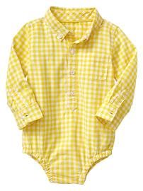 Neon gingham bodysuit