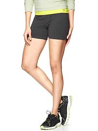 GapFit fitted cotton foldover shorts