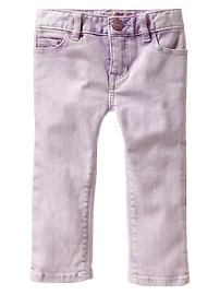 Colored skimmer jeans