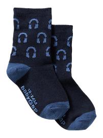 Printed crew socks