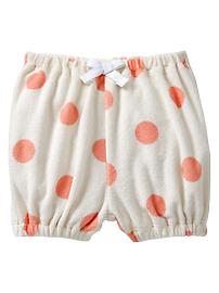 Terry dot bubble shorts