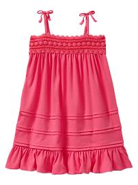 Woven eyelet  sundress
