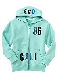 Graphic logo hoodie